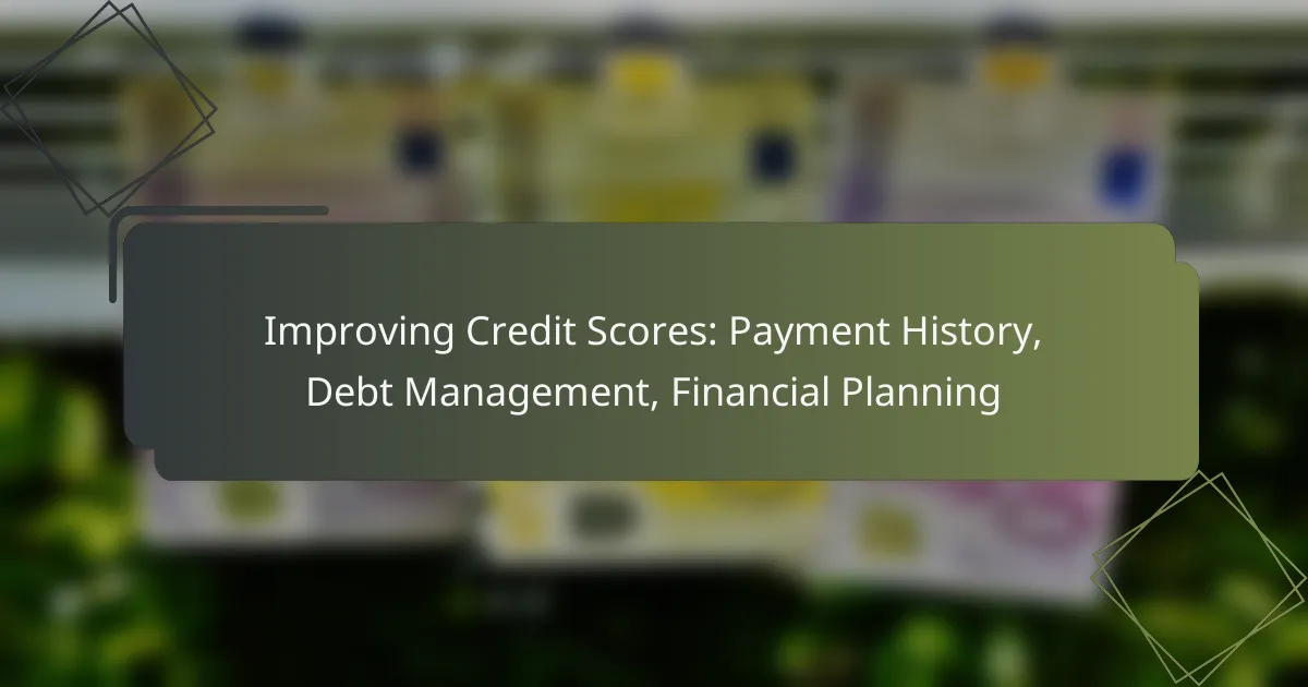 Improving Credit Scores: Payment History, Debt Management, Financial Planning
