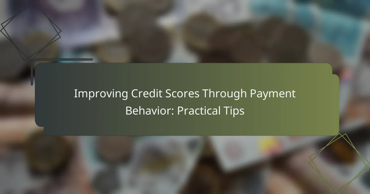 Improving Credit Scores Through Payment Behavior: Practical Tips
